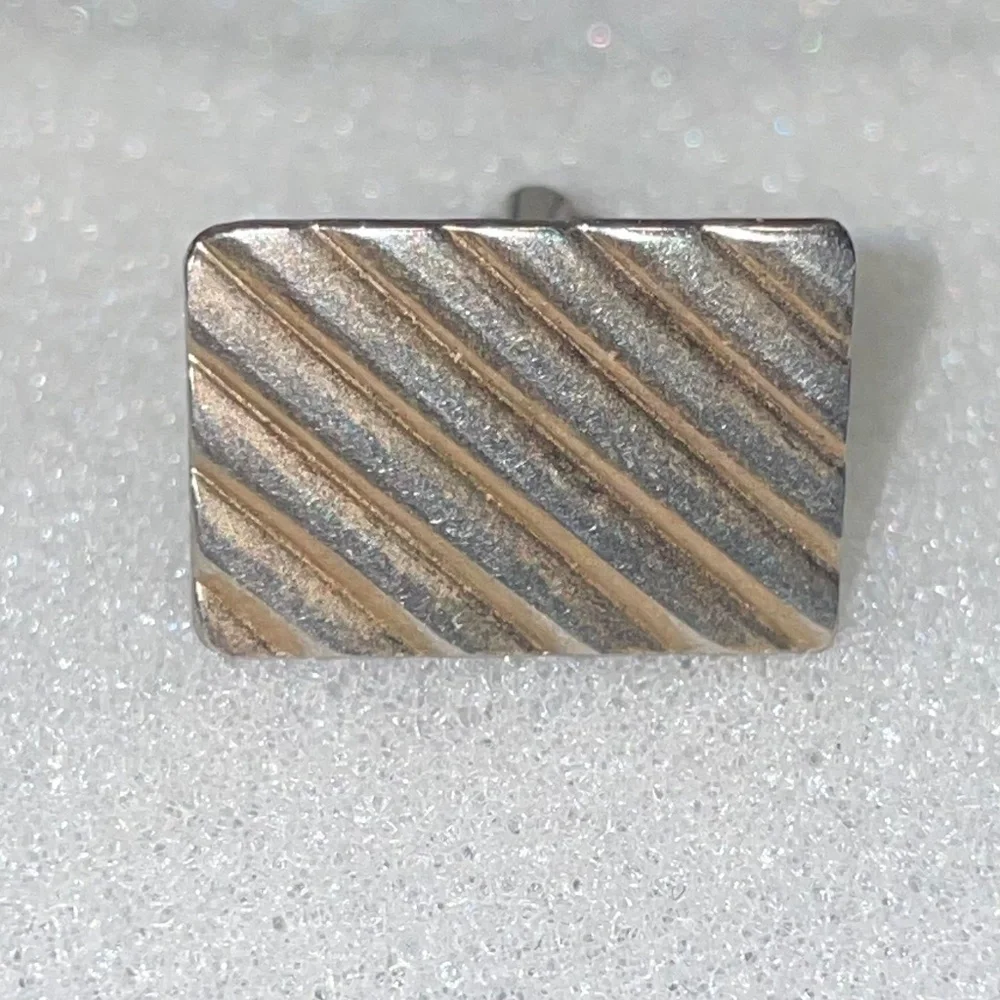 Replacement Lost SINGLE‎ Vintage Cuff Link Blue Stone & Silver